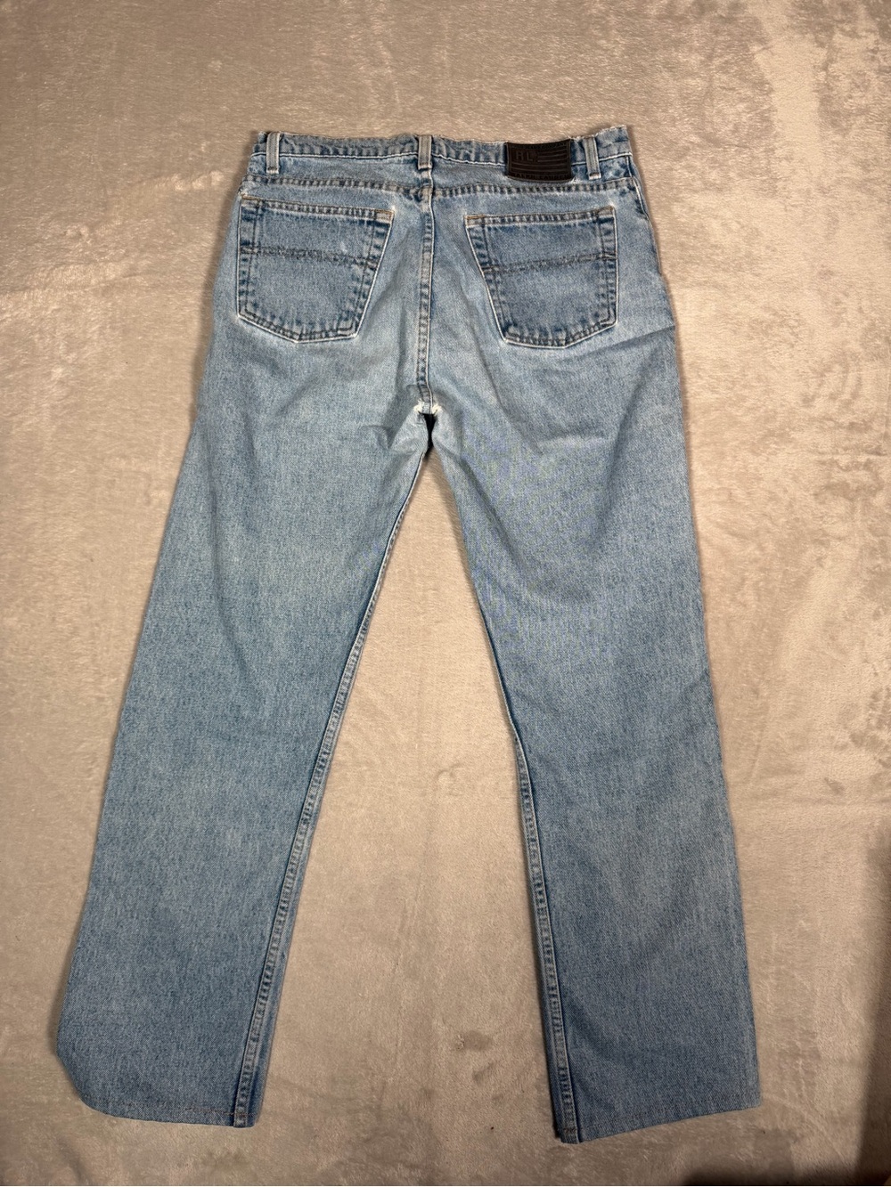 Ralph Lauren Polo Jeans Co Light Blue Straight Leg Jeans 10x31 Classic Denim